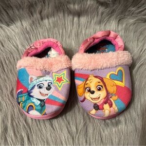 Paw Patrol‎ Slippers Toddler Girls Size 7-8 Pink Sky Everest Slip On Shoes